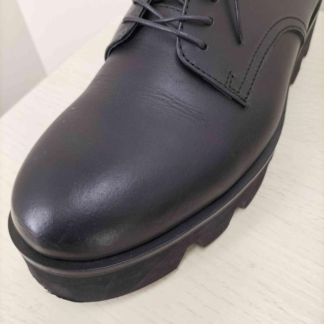 PADRONE(パドローネ) 日本製  別注 PLAIN TOE with Chunky Sole (WATER PROOF LEATHER)  防水 厚底 レザーシューズ メンズ  42【中古】【ブランド古着バズストア】 PADRONE(パドローネ) 日本製 別注 PLAIN TOE with Chunky Sole (WATER