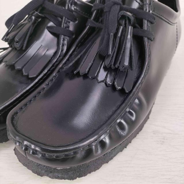 Clarks(クラークス) Wallabee Black HiShine Leather メンズ JPN：27.5 【中古】【ブランド古着バズストア】_4