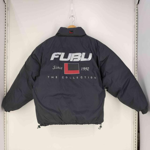 FUBU(フブ) ロゴ刺繍 背面プリント リバーシブル ダウン FUBU(フブ) ロゴ刺繍 背面プリント リバーシブル ダウン