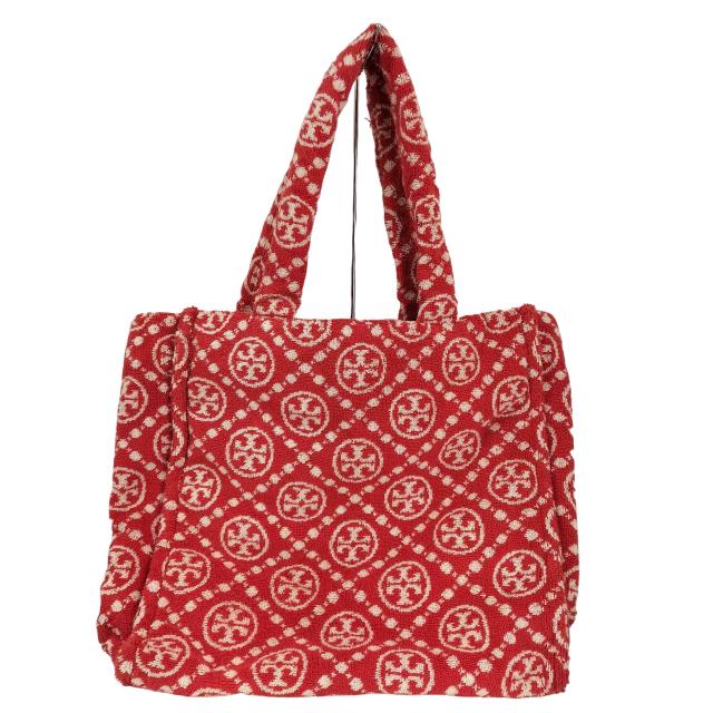 TORY BURCH(トリーバーチ) Tモノグラム テリートート レディース 表記無 【中古】【ブランド古着バズストア】
