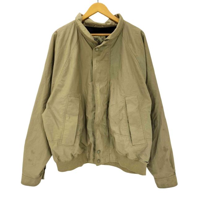Eddie Bauer(エディーバウアー) 90-00S 白タグ 裏地ブラックウォッチ ダービー ジャケット ブルゾン メンズ import：XL 【中古】【ブランド古着バズストア】