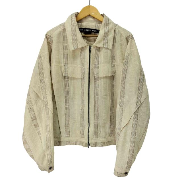 Andersson Bell(アンダースンベル) FABRIAN SHEER ZIP-UP JACKET ファブリアンシアジップアップジャケット メンズ import：XL 【中古】【ブランド古着バズストア】
