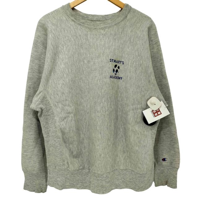 Champion(チャンピオン) 80s USA製 リバースウィーブ トリコタグ サッカーチーム ロゴ プリント クルーネック スウェット メンズ import：L 【中古】【ブランド古着バズストア】 13,830円