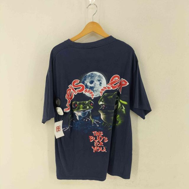 USED古着(ユーズドフルギ) コピーライト1995 USA製 企業 Frog Print 両面プリントTシャツ メンズ import：XL 【中古】【ブランド古着バズストア】_1