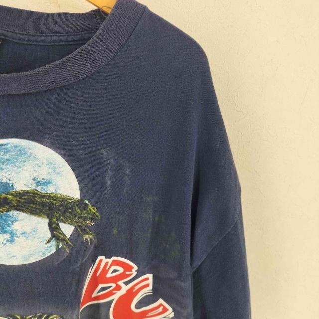 USED古着(ユーズドフルギ) コピーライト1995 USA製 企業 Frog Print 両面プリントTシャツ メンズ import：XL 【中古】【ブランド古着バズストア】_3