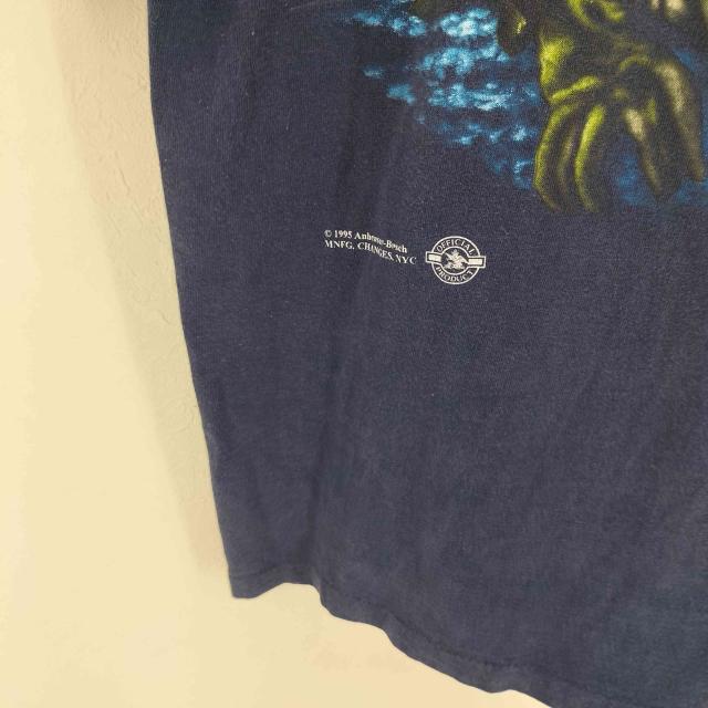 USED古着(ユーズドフルギ) コピーライト1995 USA製 企業 Frog Print 両面プリントTシャツ メンズ import：XL 【中古】【ブランド古着バズストア】_4
