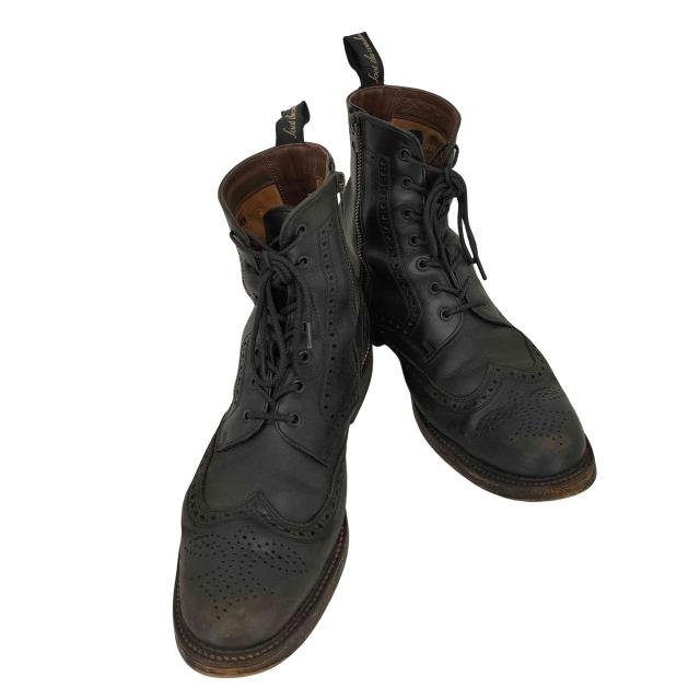 foot the coacher(フットザコーチャー) ウイングチップ サイドジップ