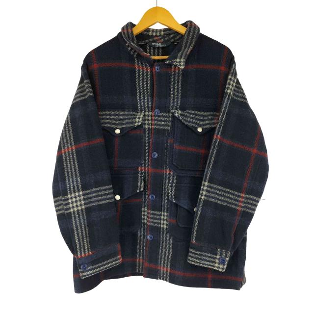 ポロバイラルフローレンUSA古着ブルゾンアウター　Polo 80〜90年代 USA製 ポロバイラルフローレン スイングトップ メンズM