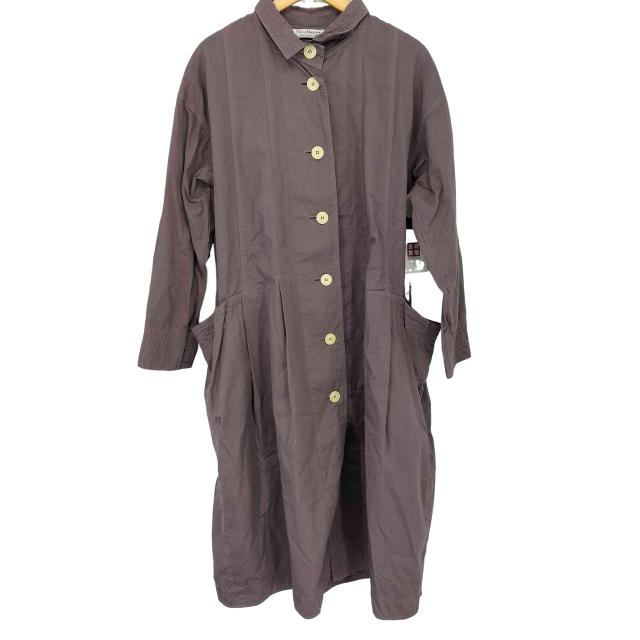 YACCO MARICARD(ヤッコマリカルド) ビッグポケット タック オーバーサイズコート レディース  バスト86-94 身長154-162【中古】【ブランド古着バズストア】