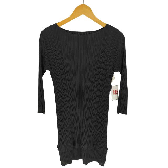 PLEATS PLEASE ISSEY MIYAKE(プリーツプリーズイッセイミヤケ) 13AW スリット ティアードプリーツ ワンピース レディース JPN：3 【中古】【ブランド古着バズストア】