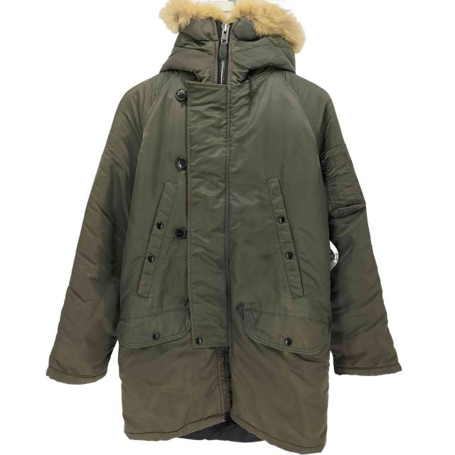 SPIEWAK(スピワック) USA製 N-3B 襟 ファー ミリタリー フライト ジャケット メンズ US：34 【中古】【ブランド古着バズストア】