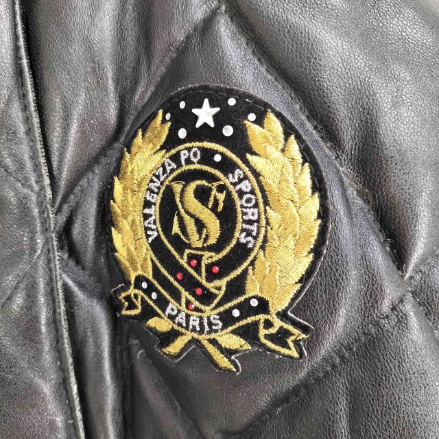 VALENZA PO SPORTS(バレンザポースポーツ) 羊革 パッチ レザー ダウン