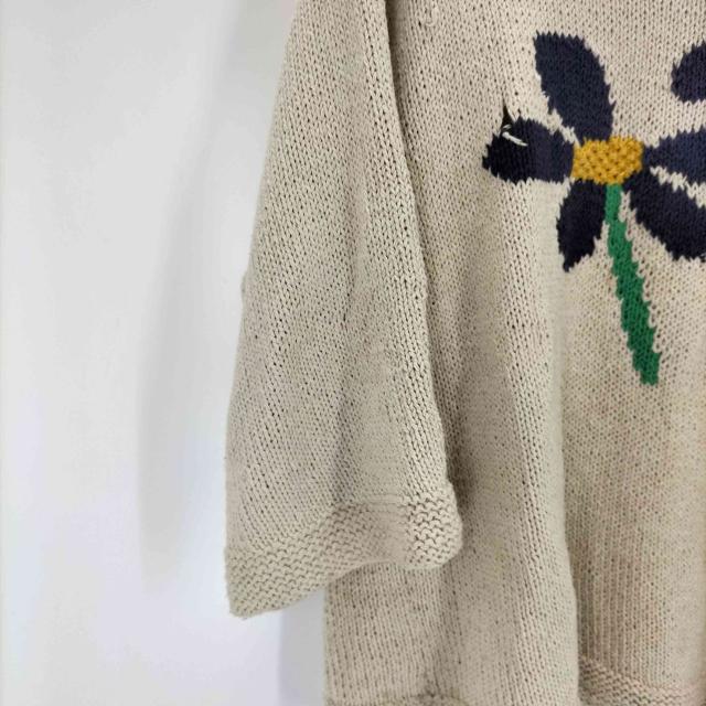USED古着(ユーズドフルギ) {{MacMahon Knitting Mills}}R/N FLOWER KNIT メンズ 表記無 【中古】【ブランド古着バズストア】