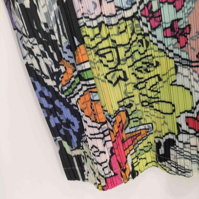 USED古着(ユーズドフルギ) 総柄 プリーツ マキシワンピース レディース