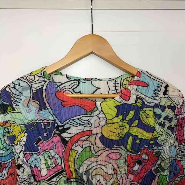 USED古着(ユーズドフルギ) 総柄 プリーツ マキシワンピース レディース