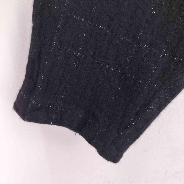 BLACK COMME des GARCONS ラメステッチウールサルエルパンツ BLACK COMME des GARCONS(ブラックコムデギャルソン) ラメステッチ