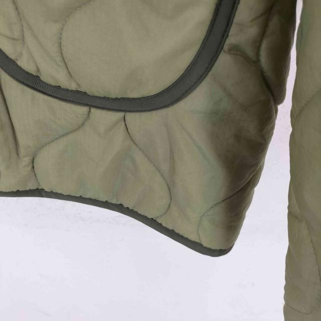 USED古着(ユーズドフルギ) {{KKKKKK}} LINER JACKET スパンコールメッセージ キルティング ライナージャケット レディース import：M 【中古】【ブランド古着バズストア】 USED古着(ユーズドフルギ) {{KKKKKK}} LINER JACKET スパンコール