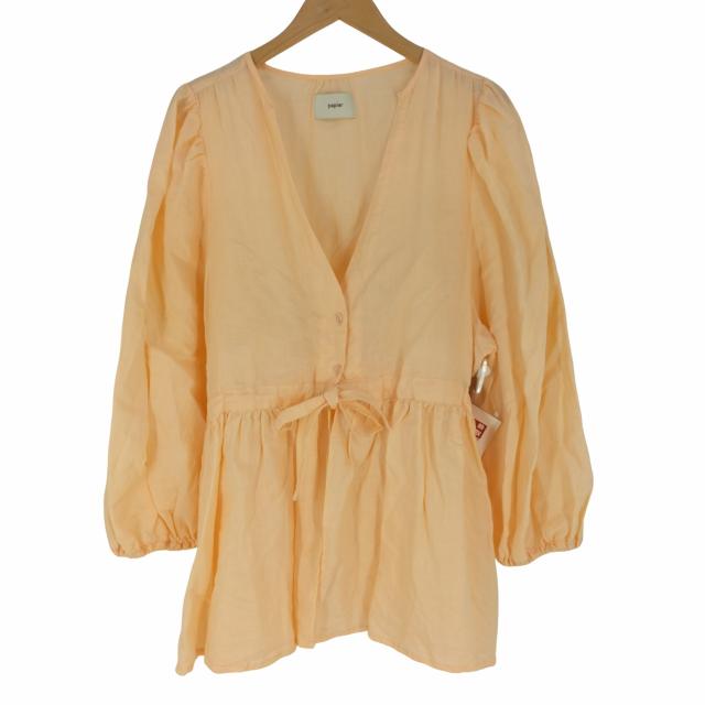 papier(パピエ) Linnen gown レディース FREE 【中古】【ブランド古着バズストア】の通販は 5,601円