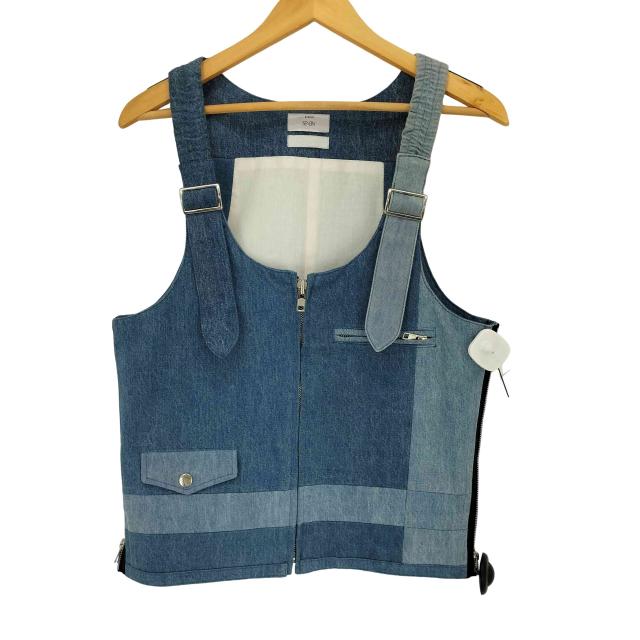 STUDIO SEVEN(スタジオセブン) season3 denim vest デニムベスト メンズ FREE 【中古】【ブランド古着バズストア】