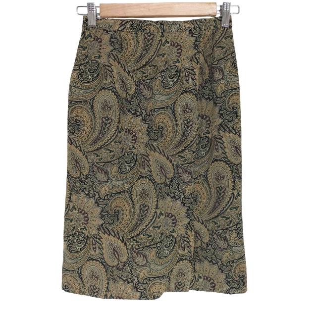 BURBERRYS(バーバリーズ) ペイズリー柄スカート レディース  38【中古】【ブランド古着バズストア】