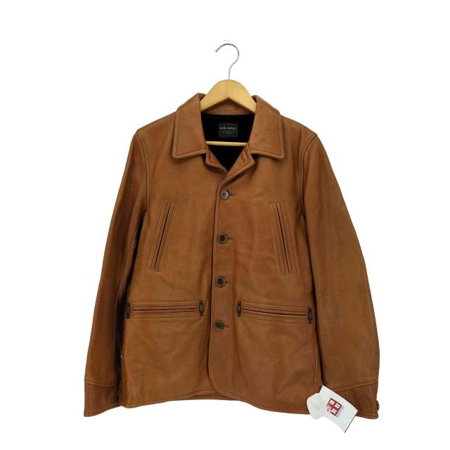 BY GLADHAND(バイグラッドハンド) カウレザー カーコート メンズ  S【中古】【ブランド古着バズストア】