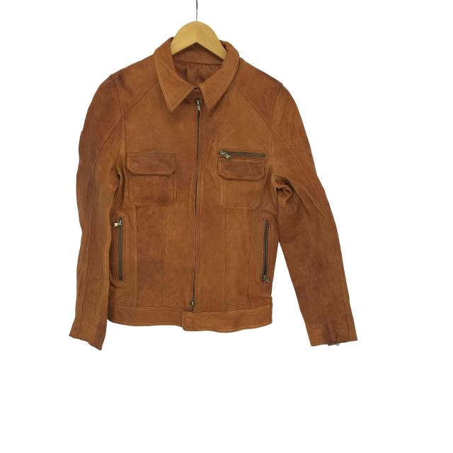 USED古着(ユーズドフルギ) JET UNDER WORLD 本革 シープスキン レザージャケット メンズ  2【中古】【ブランド古着バズストア】