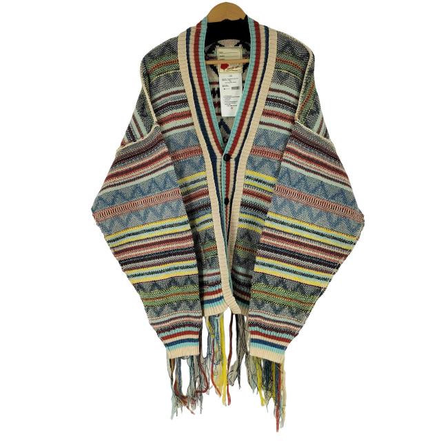 SEVESKIG(セヴシグ) 25AW FROSTED ISLE KNIT CARDIGAN  メンズ import：XL 【中古】【ブランド古着バズストア】