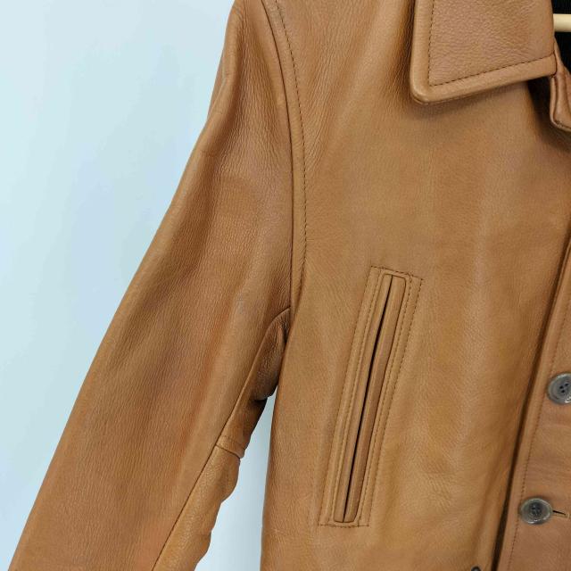 BY GLADHAND(バイグラッドハンド) カウレザー カーコート メンズ S