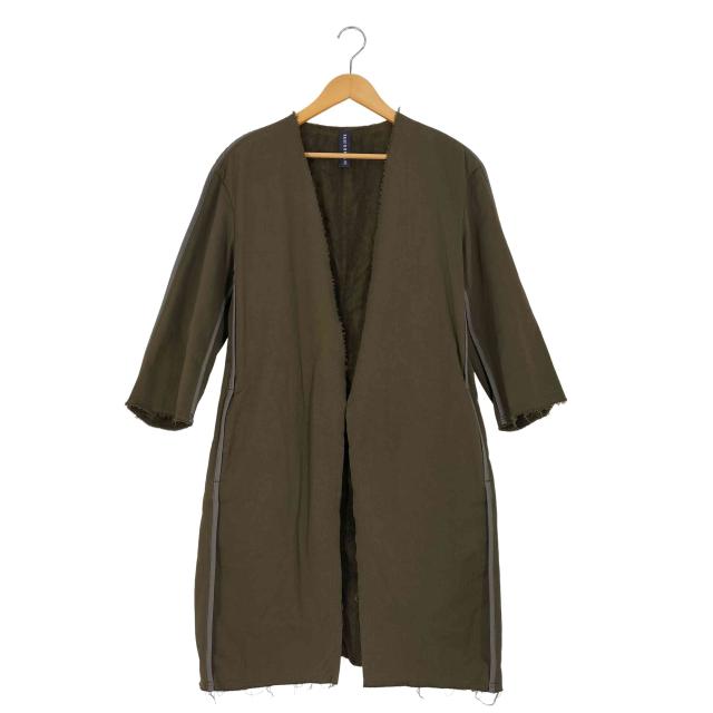 MADISONBLUE(マディソンブルー) PIPING NOCOLLAR COAT パイピング ノーカラー コート レディース  00【中古】【ブランド古着バズストア】の通販は 8,308円