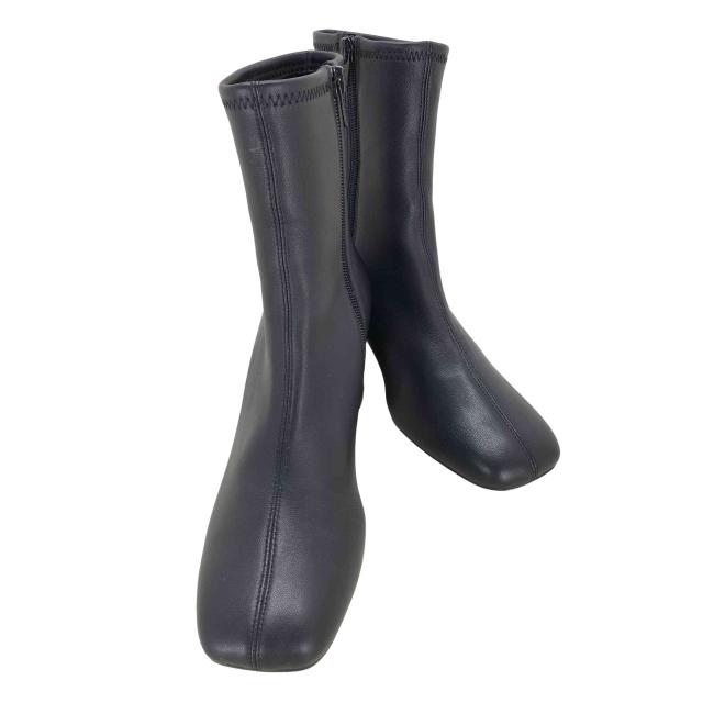 FRAY I.D(フレイアイディー) ストレッチレザーショートブーツ  レディース JPN：37 【中古】【ブランド古着バズストア】の通販は