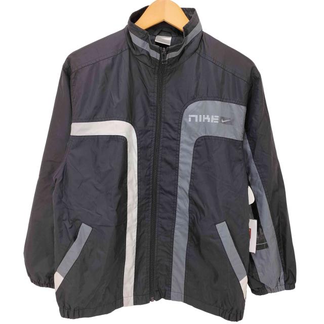 NIKE(ナイキ) 00S グレータグ スタンドネック ナイロンジャケット メンズ import：L 【中古】【ブランド古着バズストア】