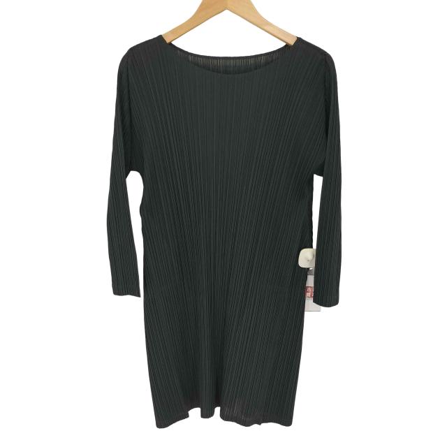 PLEATS PLEASE ISSEY MIYAKE(プリーツプリーズイッセイミヤケ) プリーツ加工ワンピース レディース JPN：3 【中古】【ブランド古着バズストア】