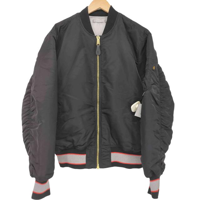 ON AIR(オンエアー) MA-1 BOMBER JACKET メンズ import：L 【中古】【ブランド名古着バズストア】