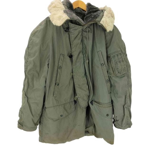 U.S. AIR FORCE(ユーエスエアーフォース) 80S WORKROOM FOR DESIGNERS INC PARKA EXTREME COLD WEATHER TYPE N-3B SCOVILL ジップ 【中古】【ブランド名古着バズストア】