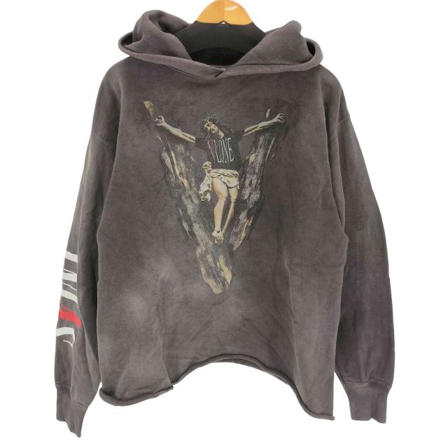 SAINT MICHAEL(セントマイケル) 22SS ヴィンテージ加工 Hoodie メンズ  L【中古】【ブランド古着バズストア】