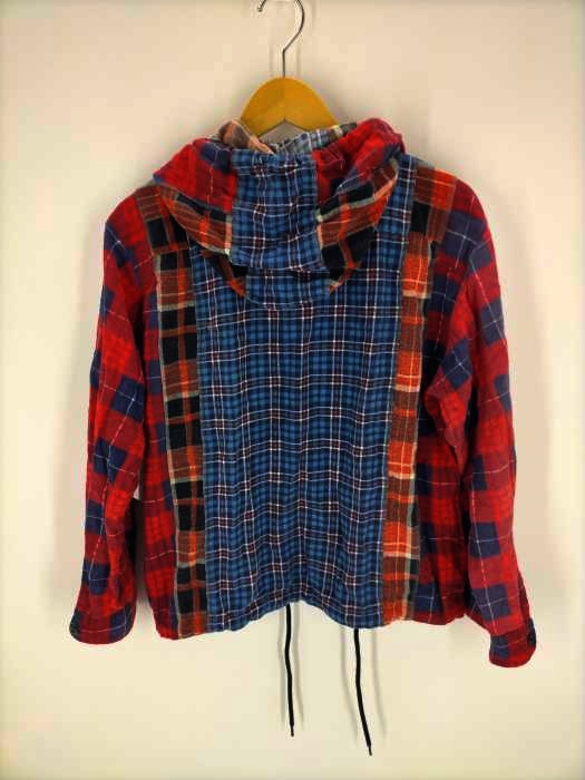 soloist リメイク パッチワーク フードネル シャツ ソロイスト