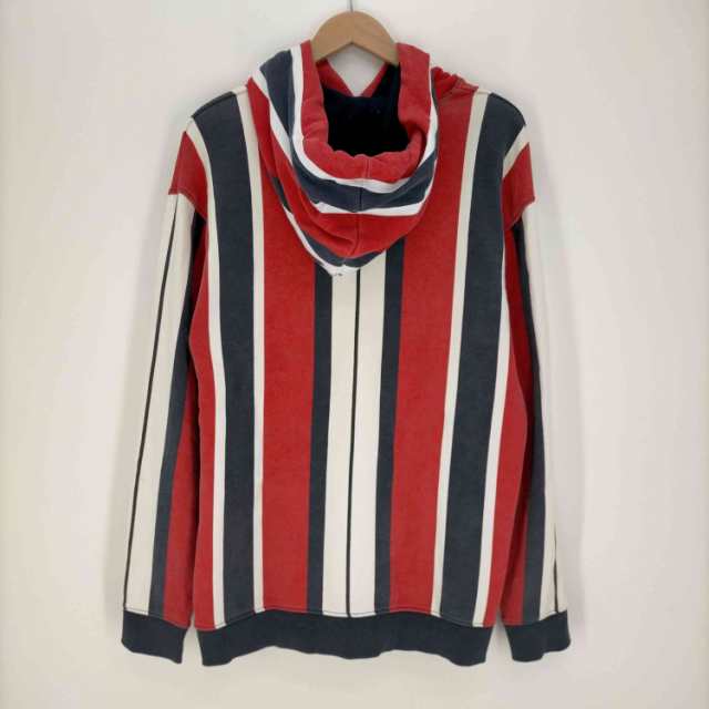 tommy jeans(トミージーンズ) VERTICAL STRIPE HOODIE マルチカラー