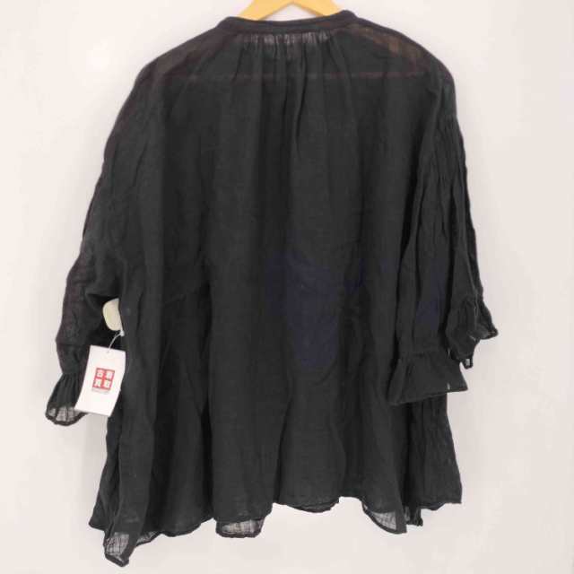 nest Robe(ネストローブ) 24SS リネンガーゼギャザースリーブブラウス レディース FREE 【中古】【ブランド古着バズストア】の通販は