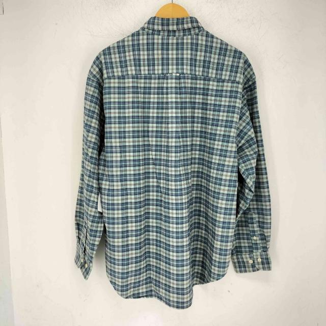Gap(ギャップ) 90s OLD 香港製 紺タグ コットン チェック ボタンダウンシャツ メンズ import：XL 【中古】【ブランド古着バズストア】_1