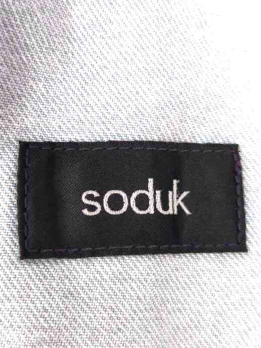 soduk(スドーク) 21SS wave denim jacket デニムベスト ユニセックス