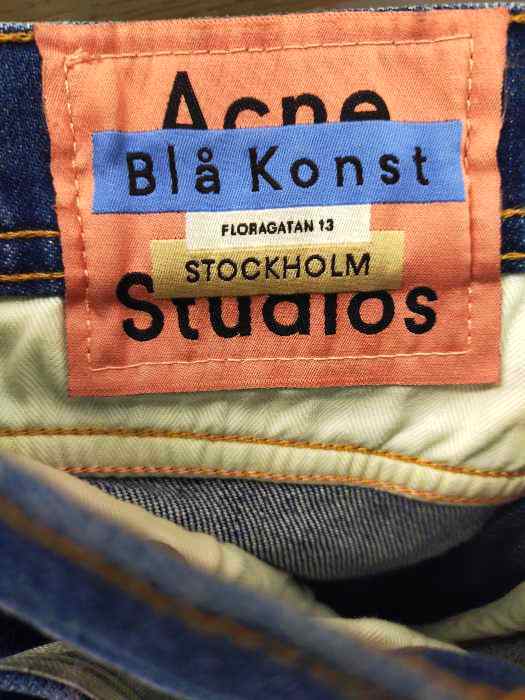 ACNE STUDIOS(アクネストゥディオズ) Bla Konst North Blue Crease