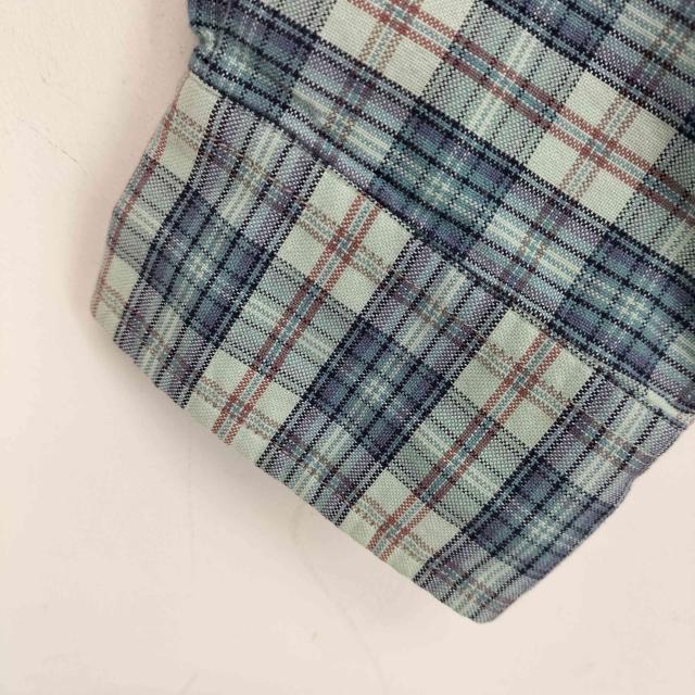 Gap(ギャップ) 90s OLD 香港製 紺タグ コットン チェック ボタンダウンシャツ メンズ import：XL 【中古】【ブランド古着バズストア】_3