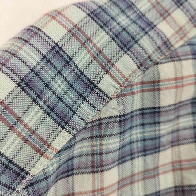 Gap(ギャップ) 90s OLD 香港製 紺タグ コットン チェック ボタンダウンシャツ メンズ import：XL 【中古】【ブランド古着バズストア】_4