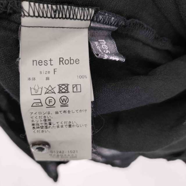 nest Robe(ネストローブ) 24SS リネンガーゼギャザースリーブブラウス レディース FREE 【中古】【ブランド古着バズストア】の通販は