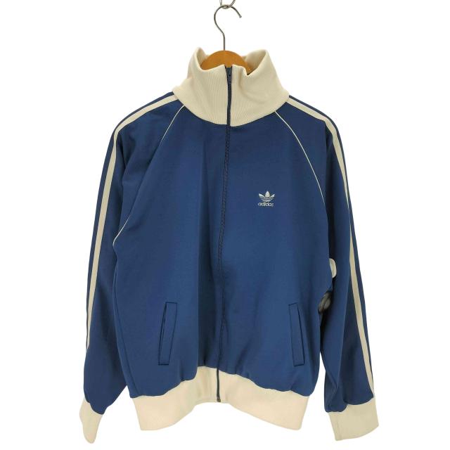 adidas(アディダス) 80s トレフォイルロゴ刺繍 バイカラートラックジャケット メンズ 表記無 【中古】【ブランド古着バズストア】