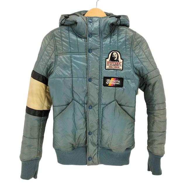 HYSTERIC GLAMOUR(ヒステリックグラマー) PRIMALOFT LOGO PATCH PADDED JACKET レディース FREE 【中古】【ブランド古着バズストア】