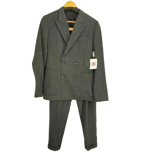 AMI ALEXANDRE MATTIUSSI(アミアレクサンドルマテュッシ) ウール ストライプ スーツセットアップ メンズ 44/36【中古】【ブランド古着バズストア】