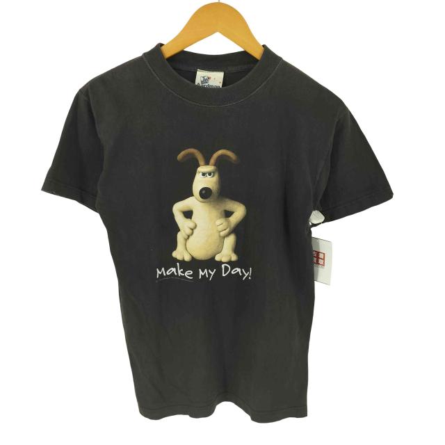 USED古着(ユーズドフルギ) 90s クレイアニメーション キャラクタープリントTシャツ メンズ S【中古】【ブランド古着バズストア】