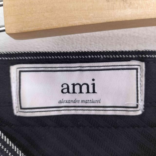 AMI ALEXANDRE MATTIUSSI(アミアレクサンドルマテュッシ) ウール ストライプ スーツセットアップ メンズ 44/36【中古】【ブランド古着バズストア】