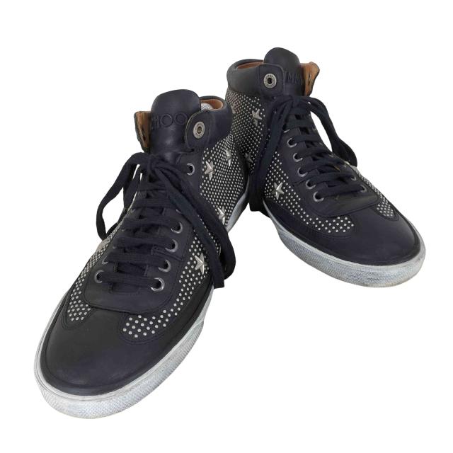 JIMMY CHOO(ジミーチュウ) VARLEY スタッズレザースニーカー メンズ 